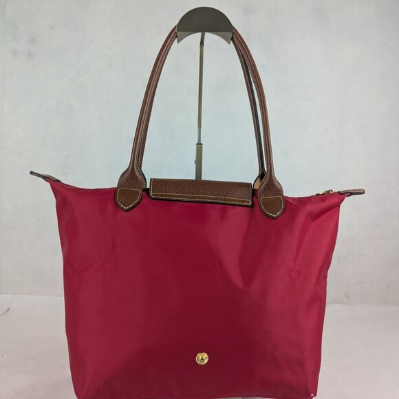 Authentic Longchamp Le Pliage Nylon Pink Tote Shoulder Bag Made in China. - Picture 2 of 15